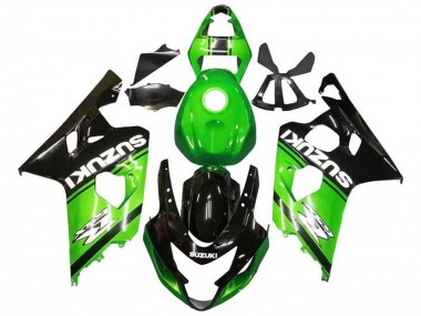 Purchase 2004-2005 Green Black White Suzuki GSXR 600 / GSXR 750 Motorcycle Fairings UK