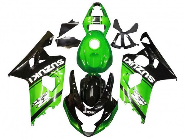 Purchase 2004-2005 Green Black White Suzuki GSXR 600 / GSXR 750 Motorcycle Fairings UK