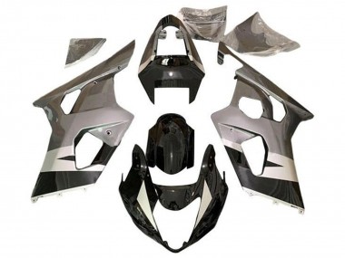 Purchase 2004-2005 Silver Glossy Black Suzuki GSXR 600 / GSXR 750 Motorcycle Fairings UK