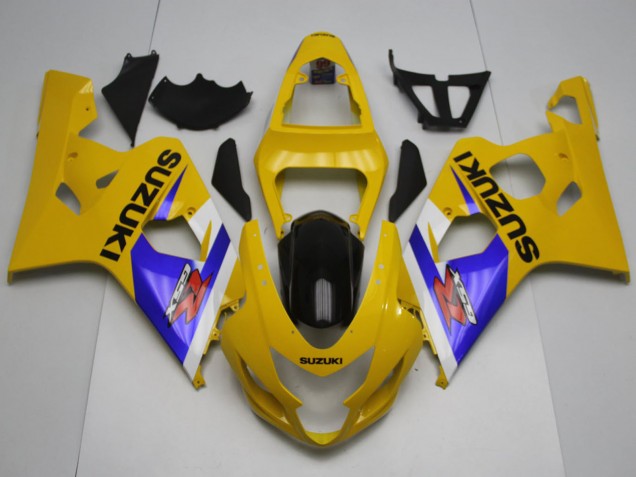 Purchase 2004-2005 Yellow White Blue Black Suzuki GSXR 600 / GSXR 750 Motorcycle Fairings UK
