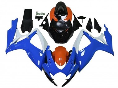 Purchase 2006-2007 Orange Blue White Black Suzuki GSXR 600 / GSXR 750 Motorcycle Fairings UK