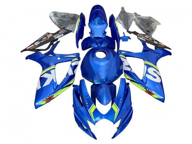 Purchase 2006-2007 Blue White Green Suzuki GSXR 600 / GSXR 750 Motorcycle Fairings UK