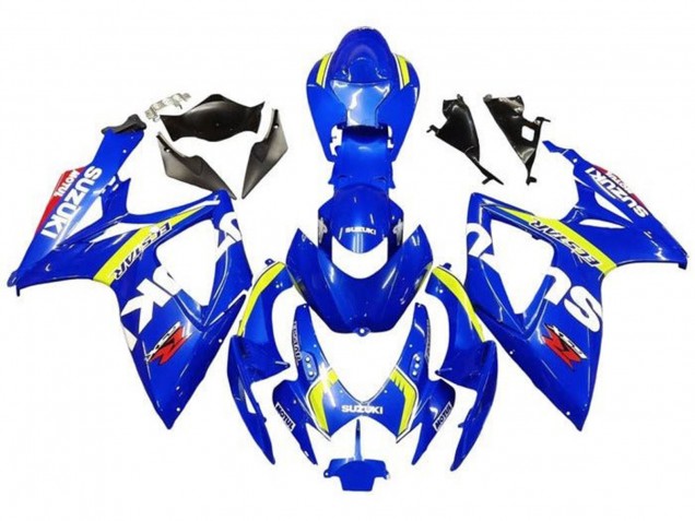 Purchase 2006-2007 Blue White Yellow Red Ecstar Suzuki GSXR 600 / GSXR 750 Motorcycle Fairings UK