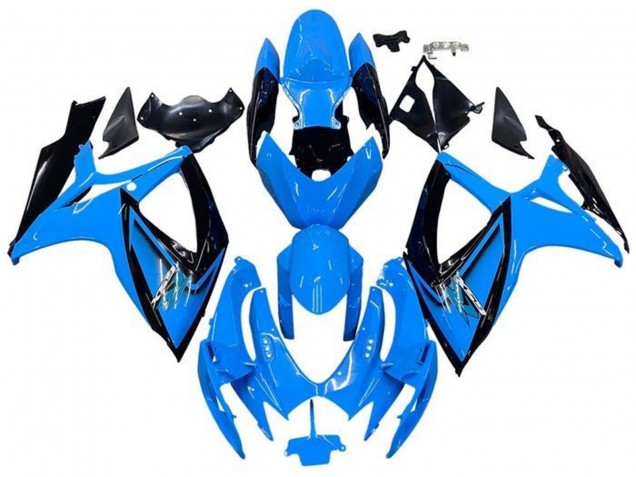 Purchase 2006-2007 Light Blue Black Suzuki GSXR 600 / GSXR 750 Motorcycle Fairings UK