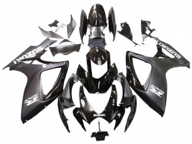 Purchase 2006-2007 Matte Black Glossy Black White Suzuki GSXR 600 / GSXR 750 Motorcycle Fairings UK