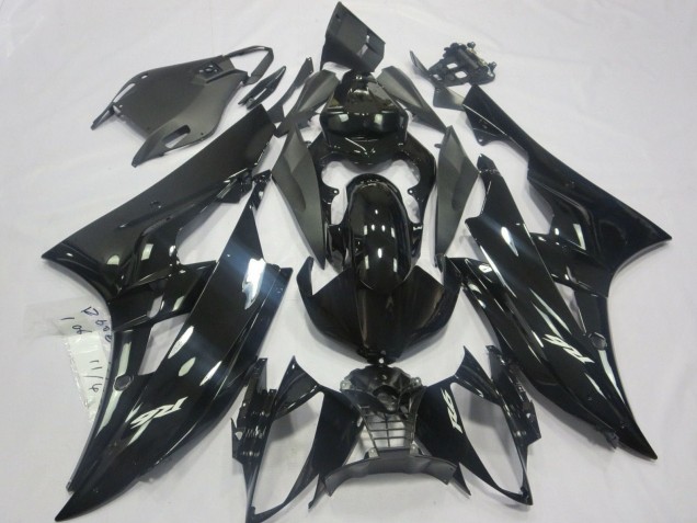 Purchase 2006-2007 Glossy Black Matte Black Yamaha YZF R6 Motorcycle Fairings UK