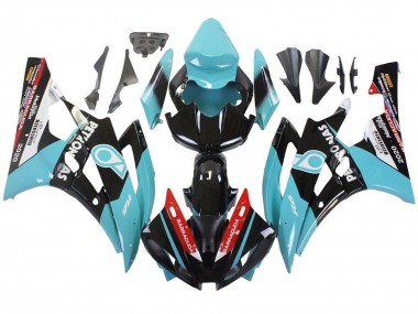 Purchase 2006-2007 Light Blue Red White Black Petronas Yamaha YZF R6 Motorcycle Fairings UK