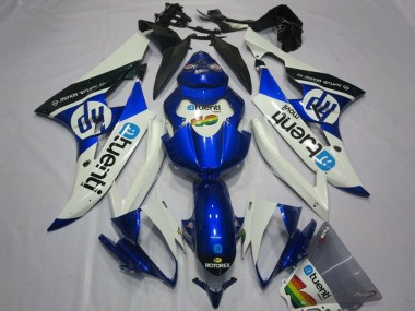 Purchase 2006-2007 White Blue Black Yamaha YZF R6 Motorcycle Fairings UK