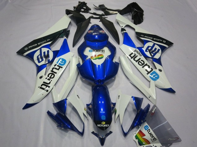 Purchase 2006-2007 White Blue Black Yamaha YZF R6 Motorcycle Fairings UK
