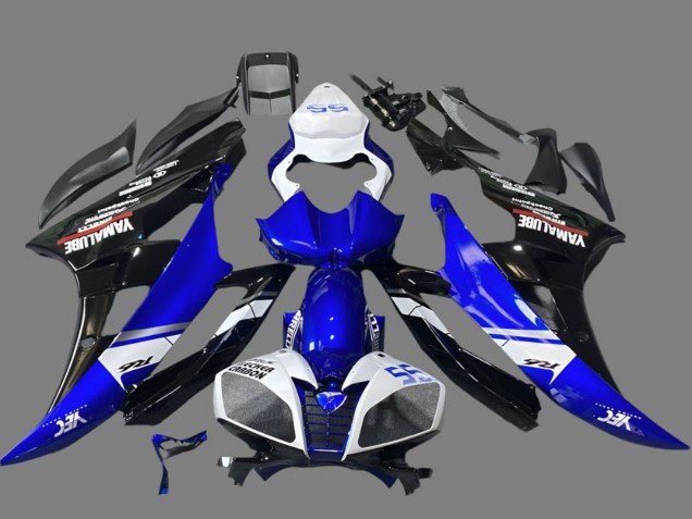 Purchase 2006-2007 White Blue Glossy Black Yamalube Yamaha YZF R6 Motorcycle Fairings UK