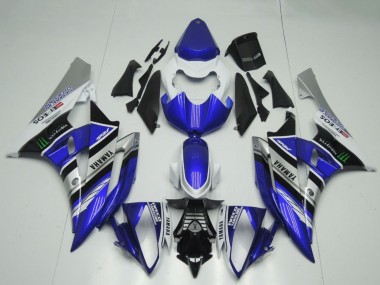 Purchase 2006-2007 White Blue Silver Black ENEOS Monster Yamaha YZF R6 Motorcycle Fairings UK
