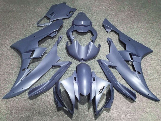 Purchase 2006-2007 Matte Silver Blue Yamaha YZF R6 Motorcycle Fairings UK
