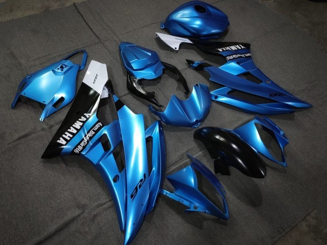 Purchase 2006-2007 Blue Glossy Black White Yamaha YZF R6 Motorcycle Fairings UK