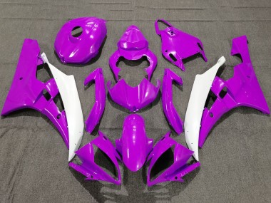 Purchase 2006-2007 Purple White Yamaha YZF R6 Motorcycle Fairings UK