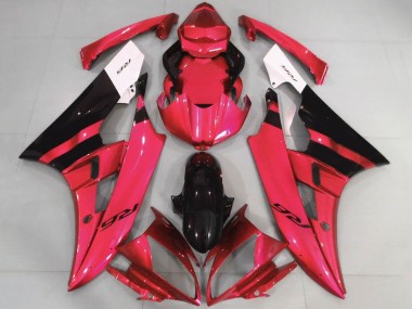 Purchase 2006-2007 White Red Glossy Black Yamaha YZF R6 Motorcycle Fairings UK
