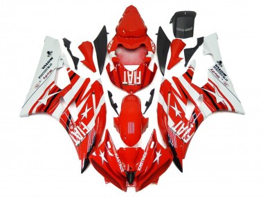 Purchase 2006-2007 White Red Fiat Star Michelin Motul Yamaha YZF R6 Motorcycle Fairings UK