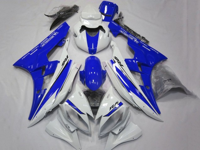 Purchase 2006-2007 White Blue Motul Michelin Yamaha YZF R6 Motorcycle Fairings UK