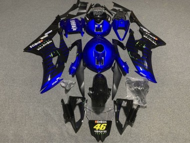 Purchase 2008-2016 Blue Black ENEOS Monster 46 Yamaha YZF R6 Motorcycle Fairings UK