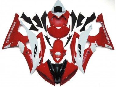 Purchase 2008-2016 White Red Black Yamaha YZF R6 Motorcycle Fairings UK