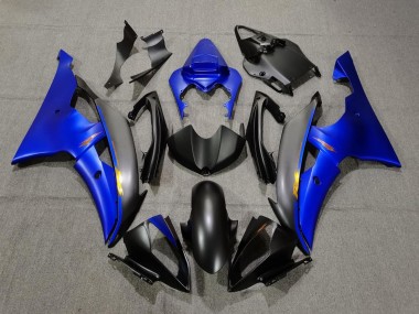 Purchase 2008-2016 Blue Matte Black Yellow Decals Yamaha YZF R6 Motorcycle Fairings UK