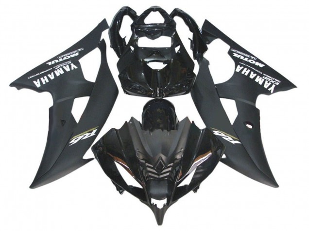 Purchase 2008-2016 Glossy Black Matte Black White Yamaha YZF R6 Motorcycle Fairings UK