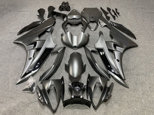 Purchase 2008-2016 Matte Grey Glossy Black Yamaha YZF R6 Motorcycle Fairings UK