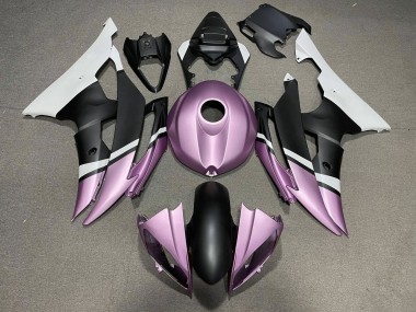Purchase 2008-2016 White Light Purple Matte Black Yamaha YZF R6 Motorcycle Fairings UK