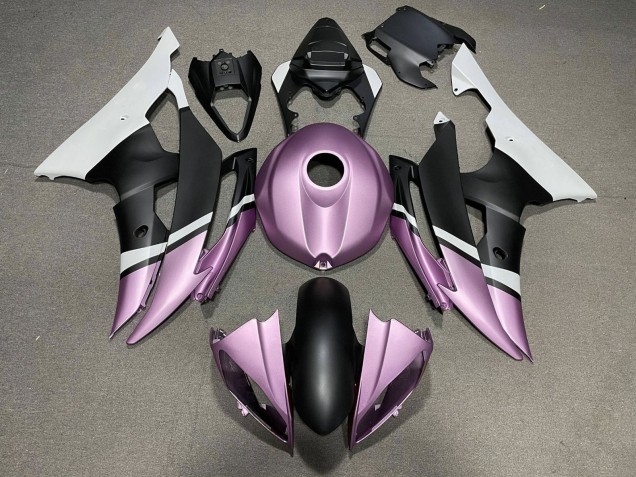Purchase 2008-2016 White Light Purple Matte Black Yamaha YZF R6 Motorcycle Fairings UK