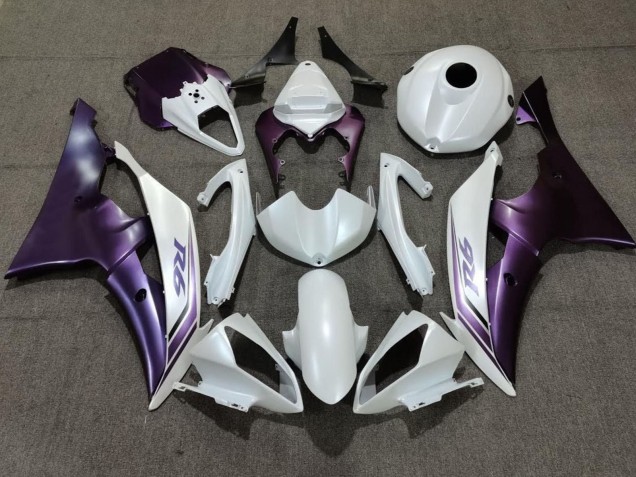Purchase 2008-2016 White Purple Yamaha YZF R6 Motorcycle Fairing UK