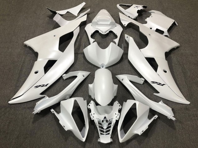 Purchase 2008-2016 Pearl White Yamaha YZF R6 Motorcycle Fairings UK