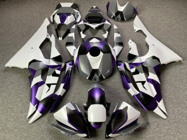 Purchase 2008-2016 White Purple Grey Black Camouflage Yamaha YZF R6 Motorcycle Fairings UK