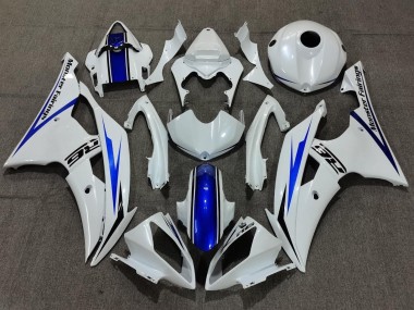 Purchase 2008-2016 White Blue Yamaha YZF R6 Bike Fairings UK