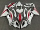 Purchase 2008-2016 Pearl White Red Yamaha YZF R6 Bike Fairings UK
