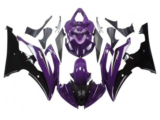 Purchase 2008-2016 Purple Glossy Black Yamaha YZF R6 Motorcycle Fairings UK