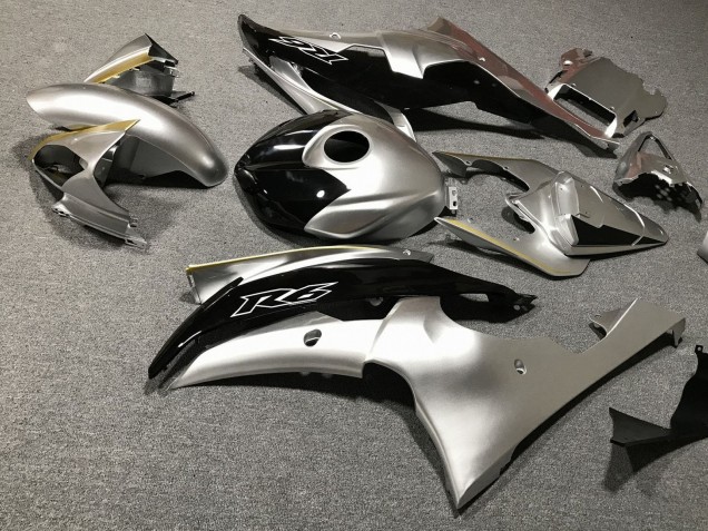 Purchase 2008-2016 Silver Gold Black Yamaha YZF R6 Motorcycle Fairings UK