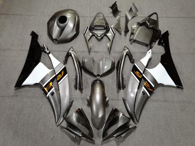 Purchase 2008-2016 Silver White Gold Black Yamaha YZF R6 Motorcycle Fairings UK