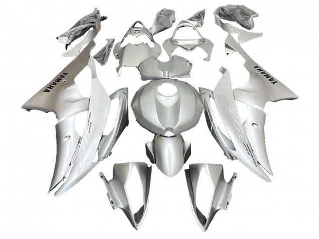 Purchase 2008-2016 Silver White Yamaha YZF R6 Motorcycle Fairings UK