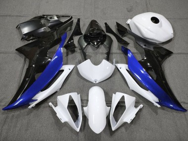 Purchase 2008-2016 White Blue Glossy Black Yamaha YZF R6 Motorcycle Fairing UK