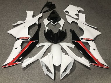 Purchase 2008-2016 White Red Glossy Black Yamaha YZF R6 Motorcycle Fairing UK