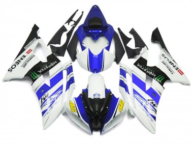 Purchase 2008-2016 White Blue Glossy Black Green Monster ENEOS 46 Yamaha YZF R6 Motorcycle Fairings UK