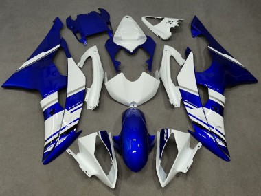 Purchase 2008-2016 White Blue Yamaha YZF R6 Motorcycle Fairings UK
