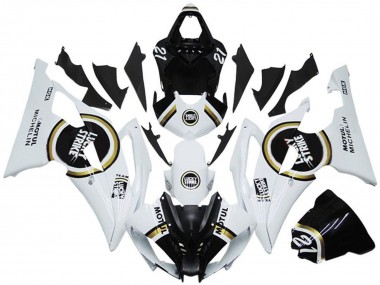 Purchase 2008-2016 White Black Lucky Strike Yamaha YZF R6 Motorcycle Fairings UK