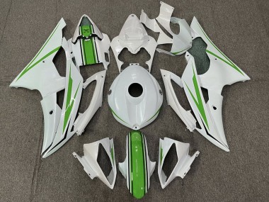 Purchase 2008-2016 White Green Yamaha YZF R6 Motorcycle Fairing UK