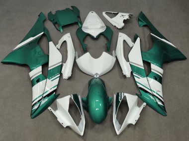 Purchase 2008-2016 White Green Yamaha YZF R6 Motorcycle Fairings UK