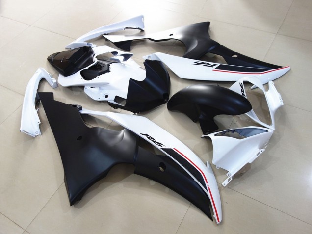 Purchase 2008-2016 White Matte Black Red Yamaha YZF R6 Motorcycle Fairings UK
