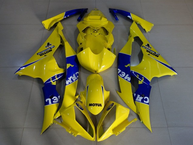 Purchase 2008-2016 Yellow Blue Camel Motul Michelin Yamaha YZF R6 Motorcycle Fairings UK