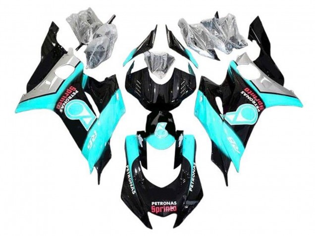 Purchase 2017-2023 Turquoise Blue Glossy Black Petronas Yamaha YZF R6 Motorcycle Fairings UK