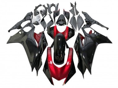 Purchase 2017-2023 Red Glossy Black Yamaha YZF R6 Motorcycle Fairings UK