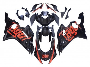 Purchase 2017-2023 Glossy Black Red AGV Yamaha YZF R6 Motorcycle Fairings UK