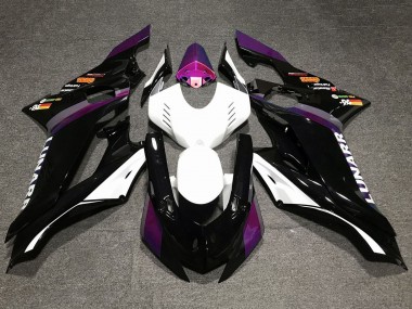 Purchase 2017-2023 White Purple Glossy Black Yamaha YZF R6 Motorcycle Fairings UK